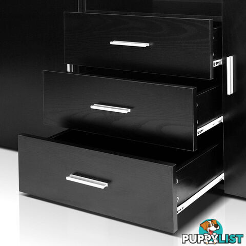 Buffet Sideboard Cabinet - Black