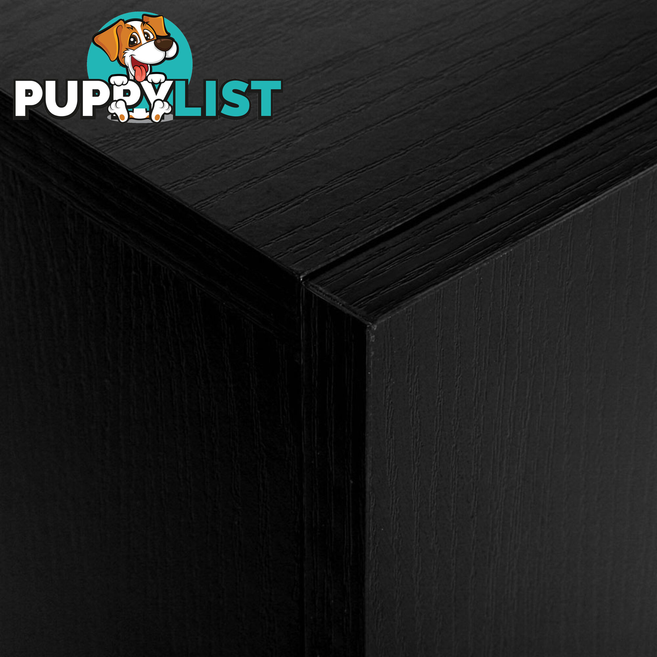 Buffet Sideboard Cabinet - Black