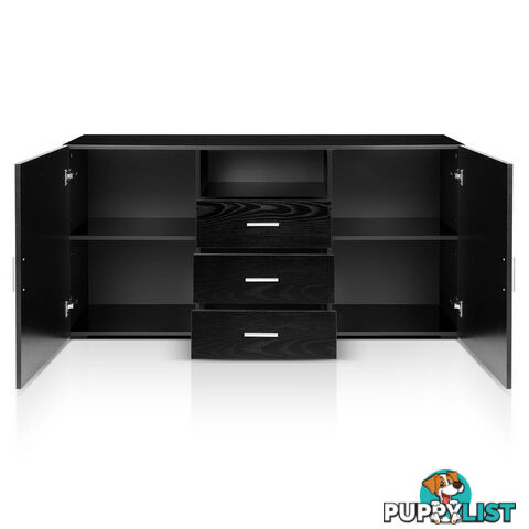 Buffet Sideboard Cabinet - Black