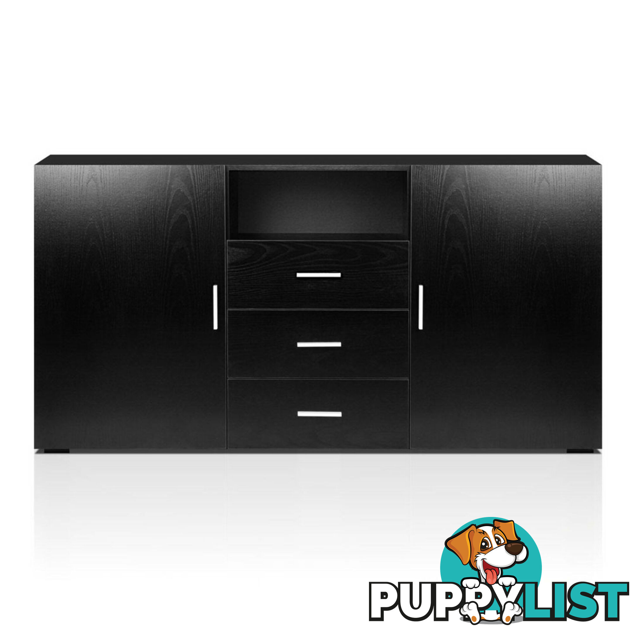 Buffet Sideboard Cabinet - Black