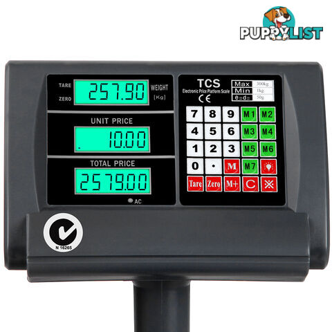 Electronic Platform Digital Scale Shop Computing Postal Weight Postage 300kg