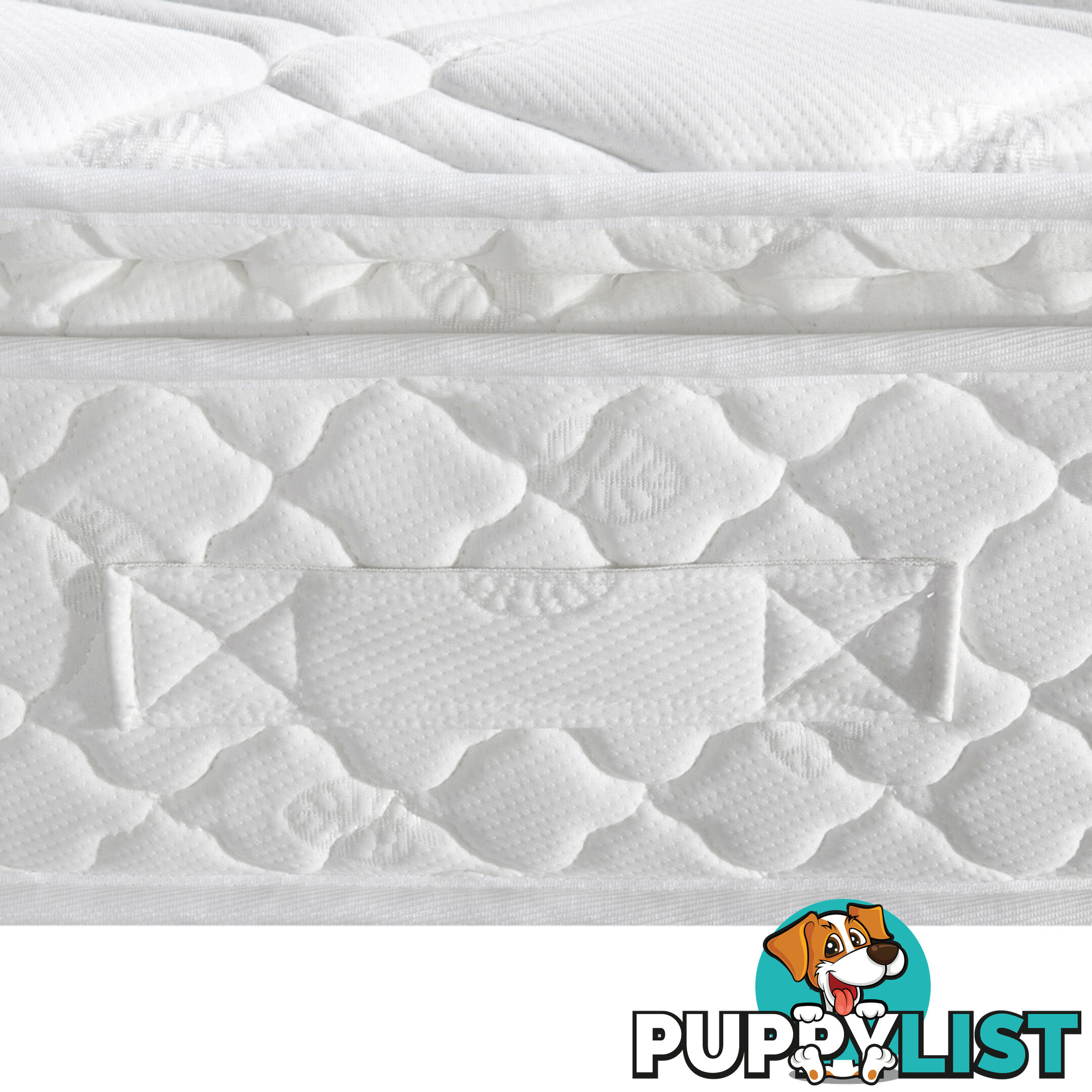 Medium Firm 24cm Mattress Pillow Top High Density Foam Pocket Spring Bed Queen