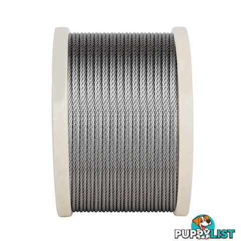 316 Marine Stainless Steel Wire Rope 7x7 Balustrade Decking Fence Cable 305M