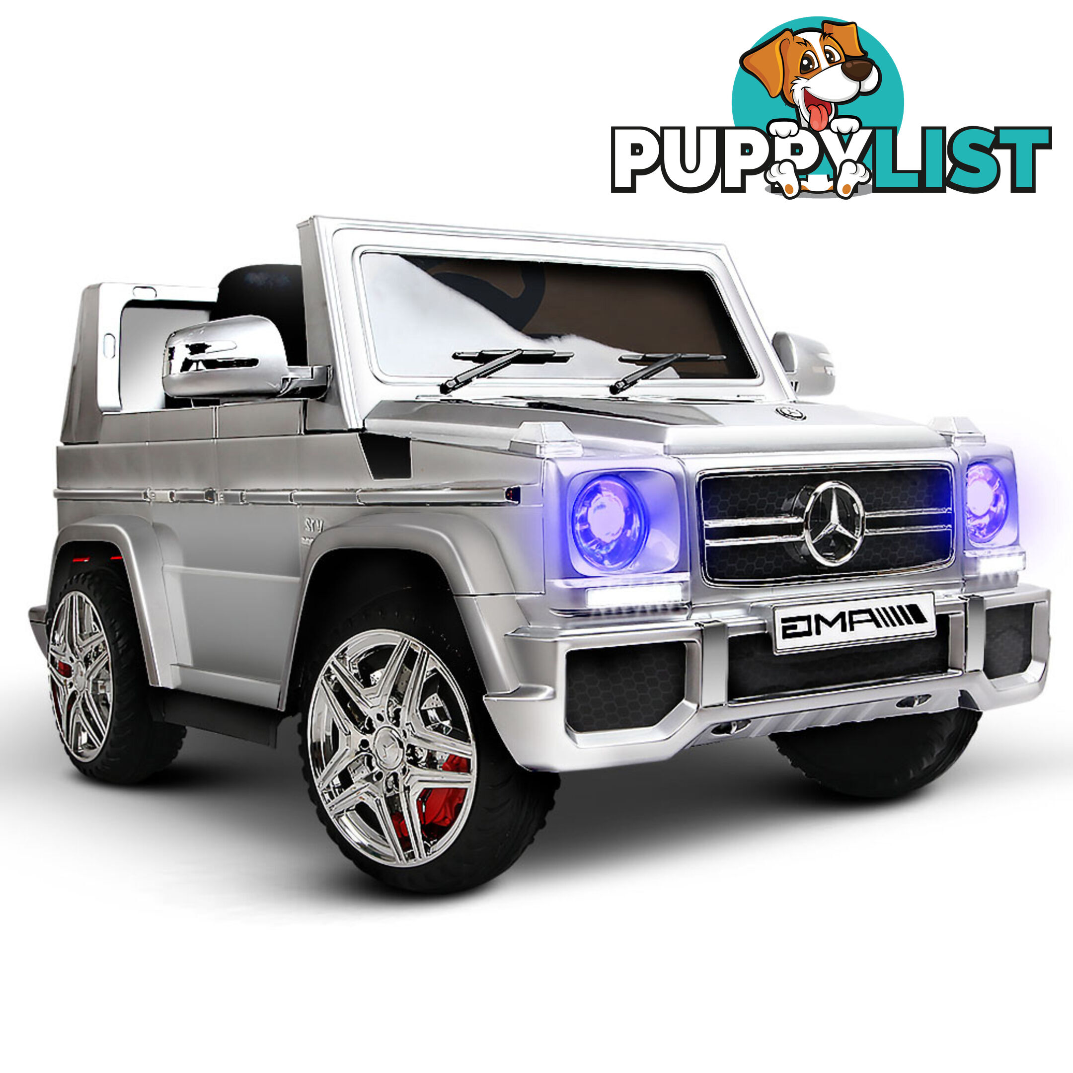 Kids Ride on Car with Remote Control Silver