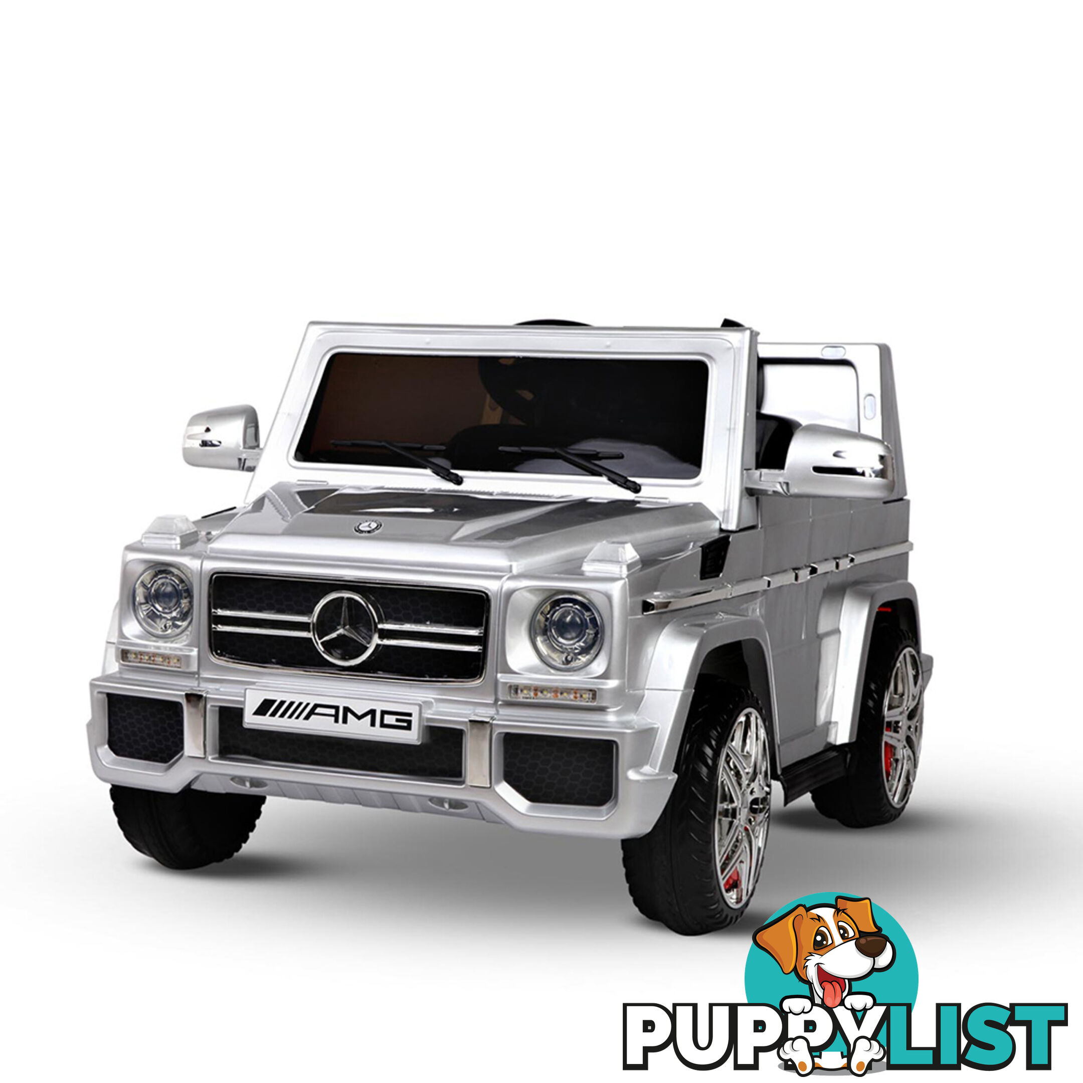 Kids Ride on Car with Remote Control Silver