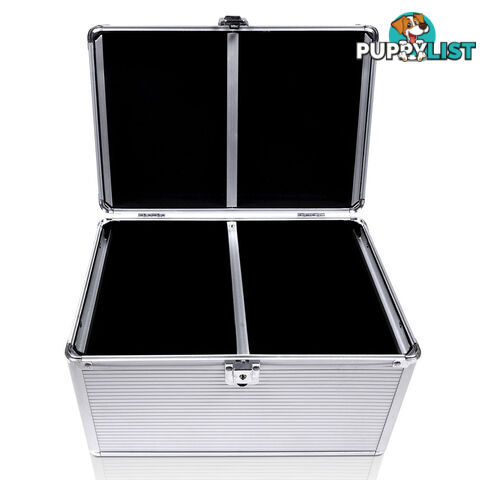 Aluminium CD DVD Bluray Storage Case Lock Box 240 Discs SL Folder Holds