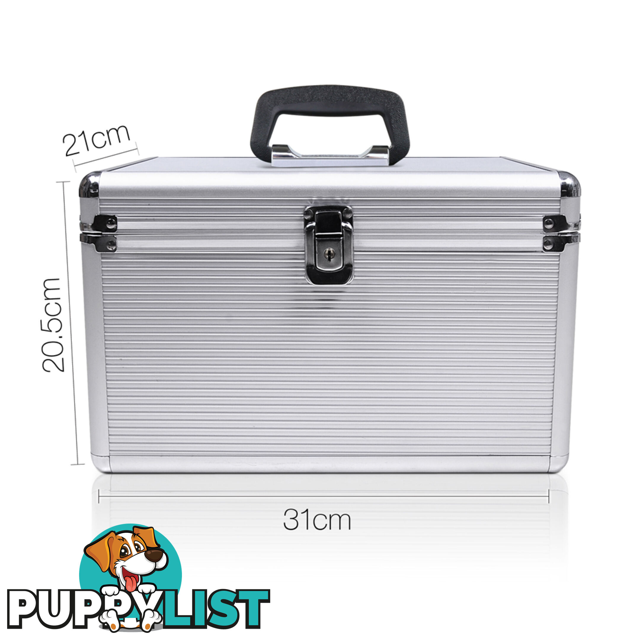 Aluminium CD DVD Bluray Storage Case Lock Box 240 Discs SL Folder Holds