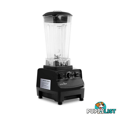 2-in-1 Food Processor & Blender 2L - Black