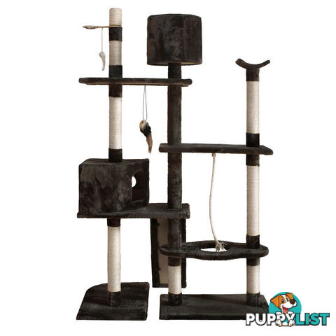 Cat Scratching Poles Post Furniture Tree 170cm Grey