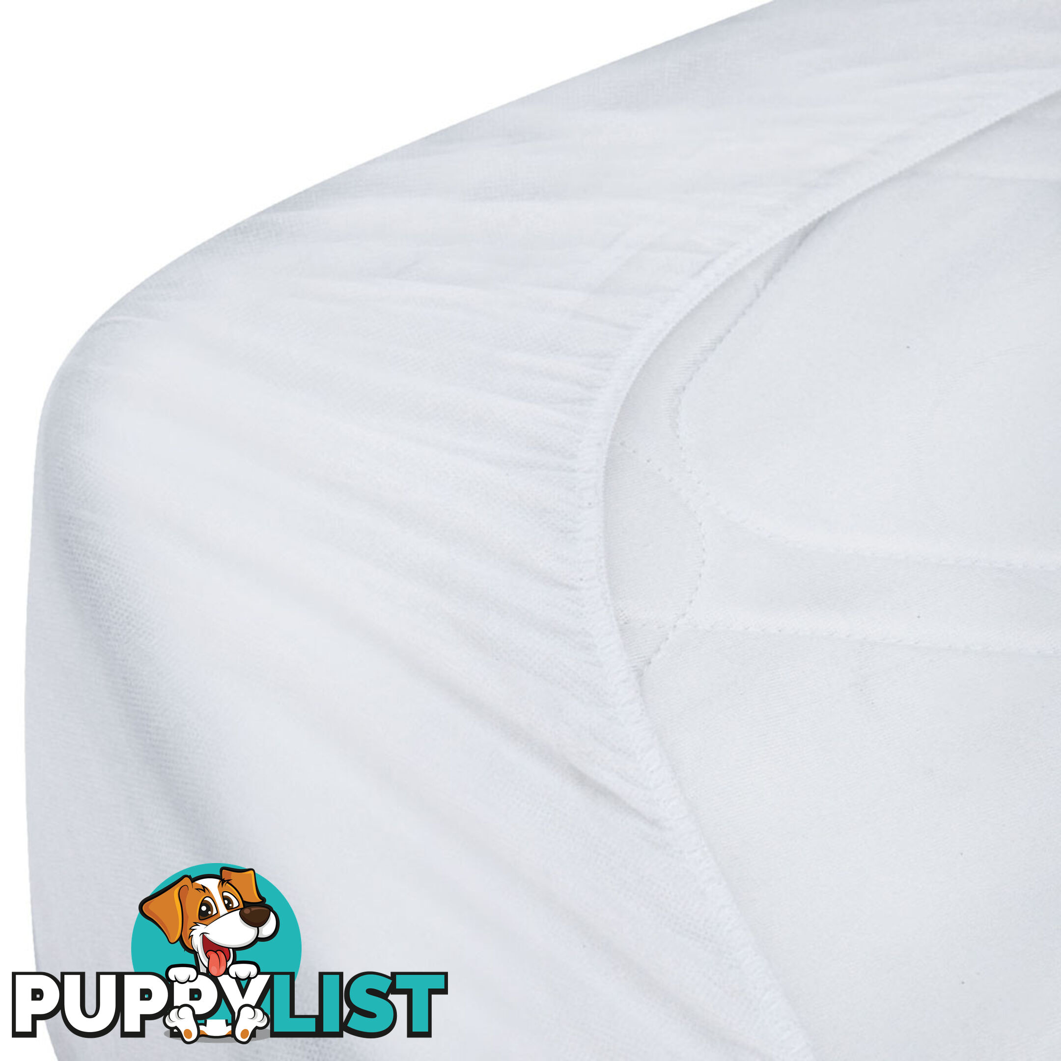 Fitted Non-Woven Waterproof Mattress Protector PU Coating Bed Cover Single