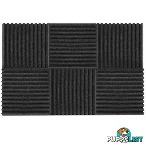 20 x Studio Wedge Acoustic Foam Black 30 x 30cm