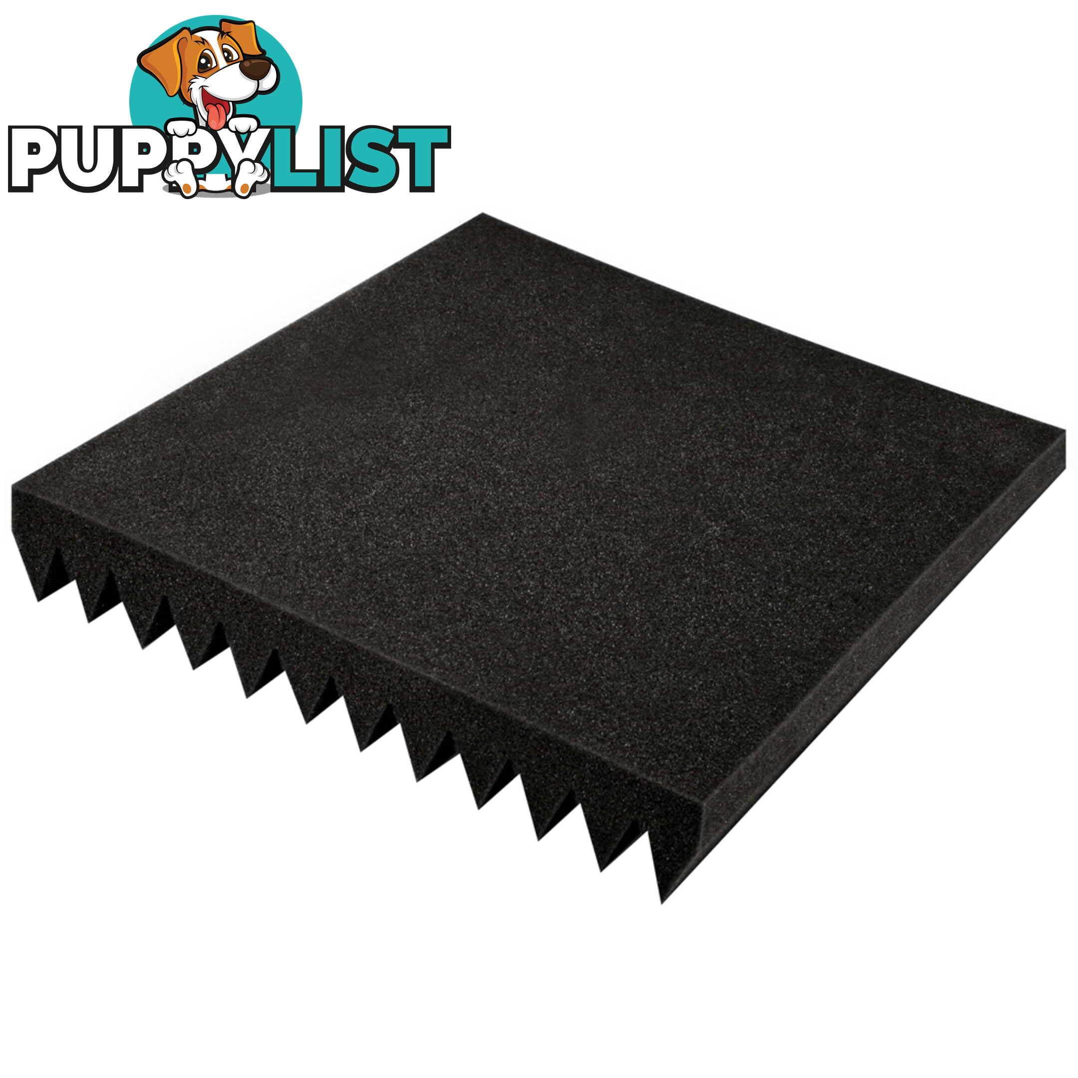 20 x Studio Wedge Acoustic Foam Black 30 x 30cm