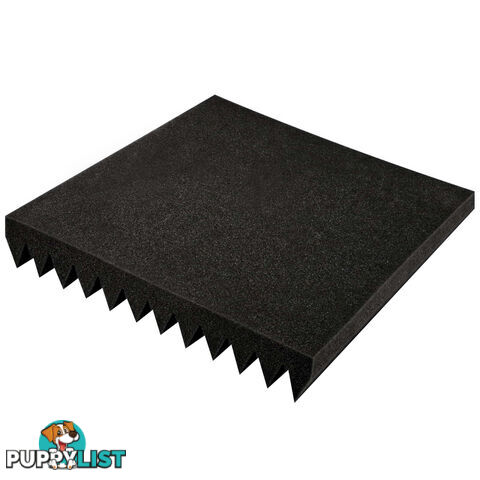 20 x Studio Wedge Acoustic Foam Black 30 x 30cm