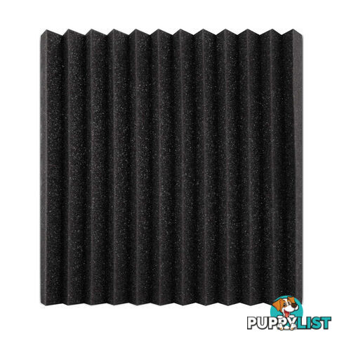 20 x Studio Wedge Acoustic Foam Black 30 x 30cm