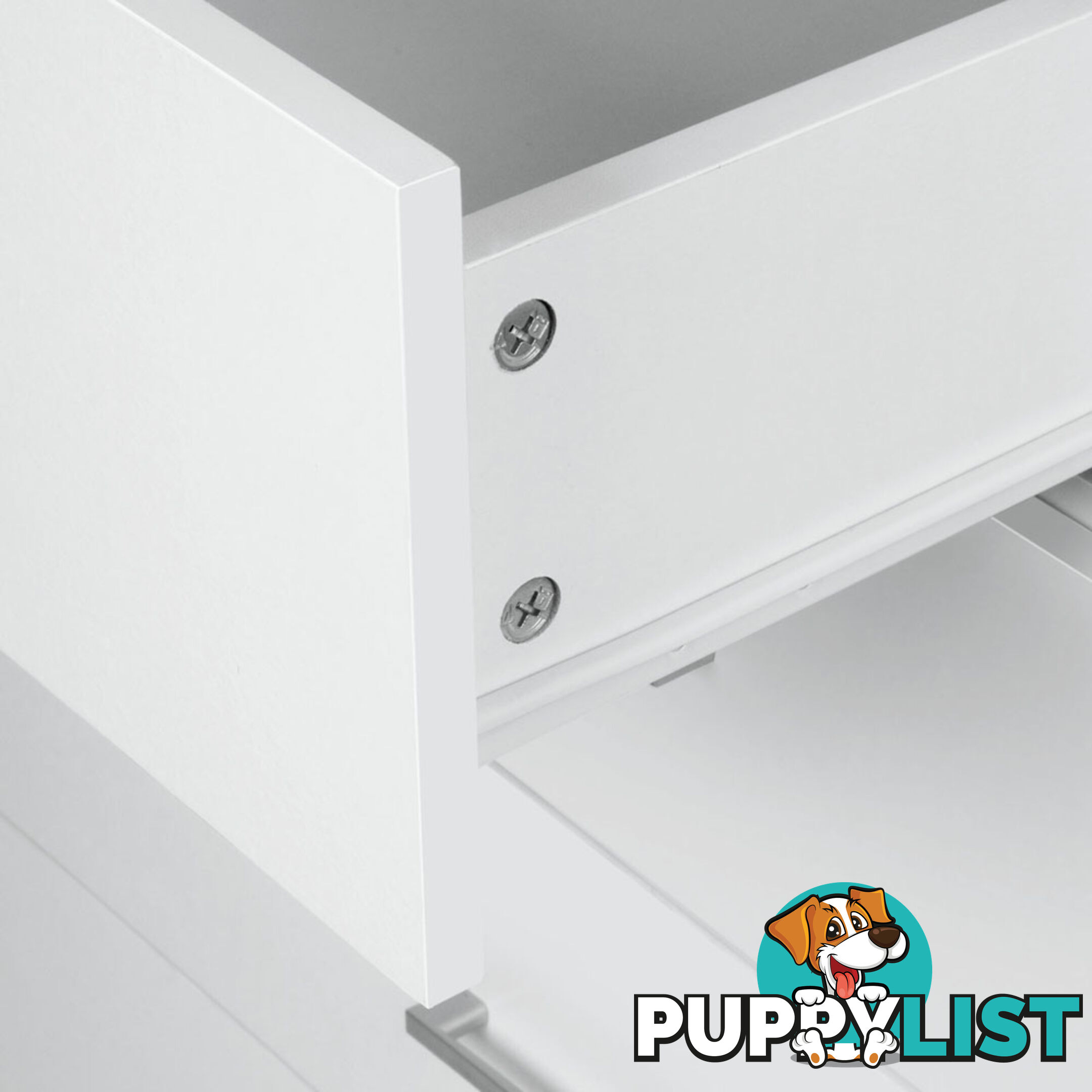 6 Drawer Tallboy Bedroom Storage White