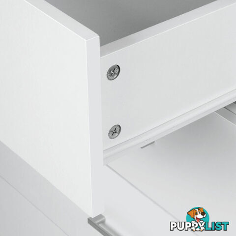 6 Drawer Tallboy Bedroom Storage White