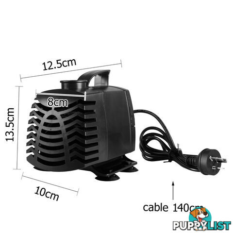 2500LPH Aquarium Fountain Pond Submersible Aqua Marine Water Pump Fish Tank