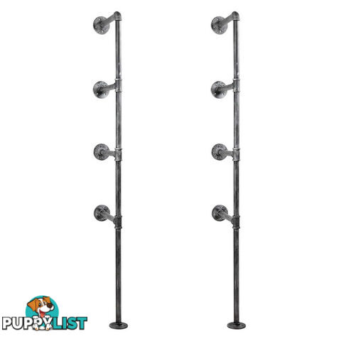 Wall Mount Pipe Bracket Shelf _ 141 CM