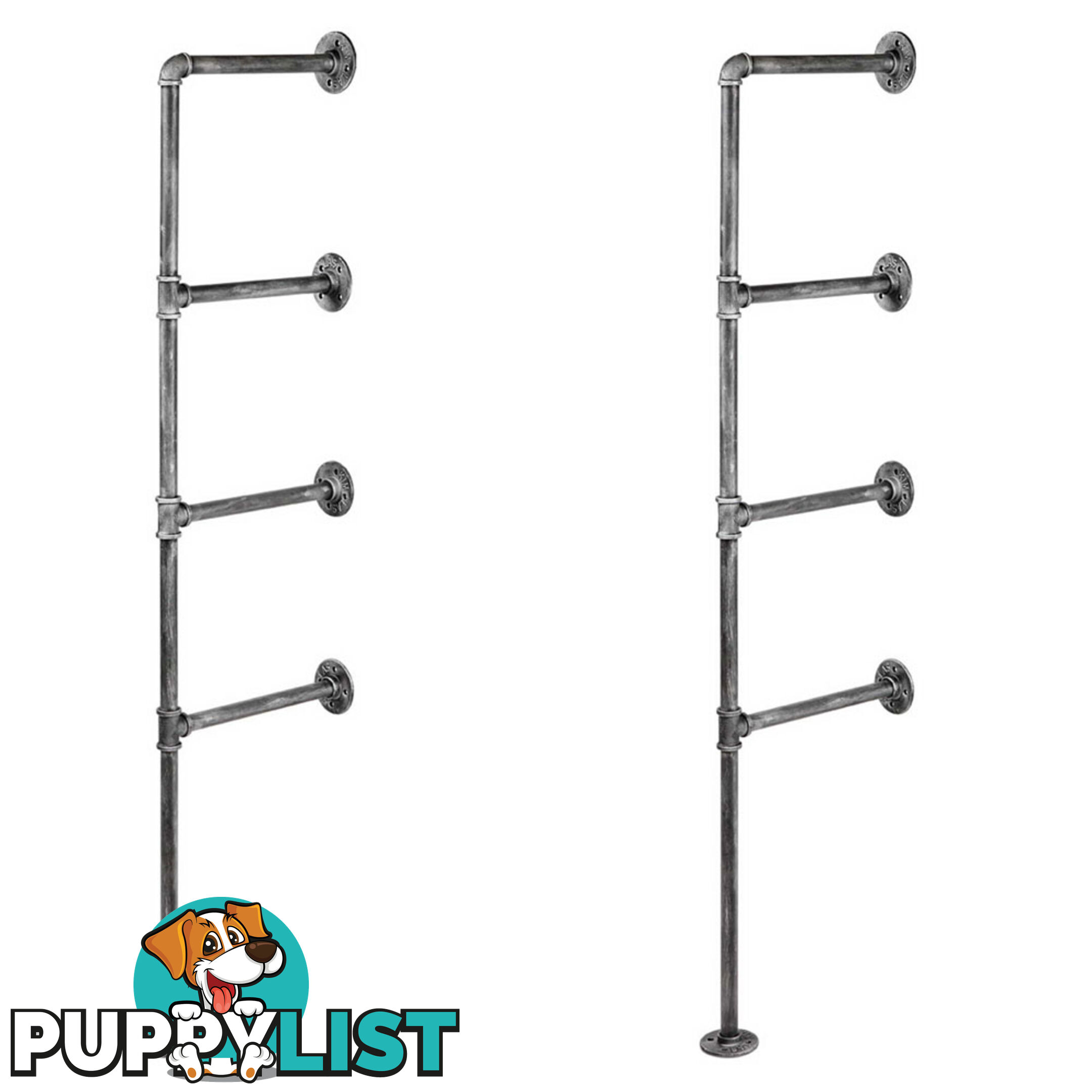 Wall Mount Pipe Bracket Shelf _ 141 CM