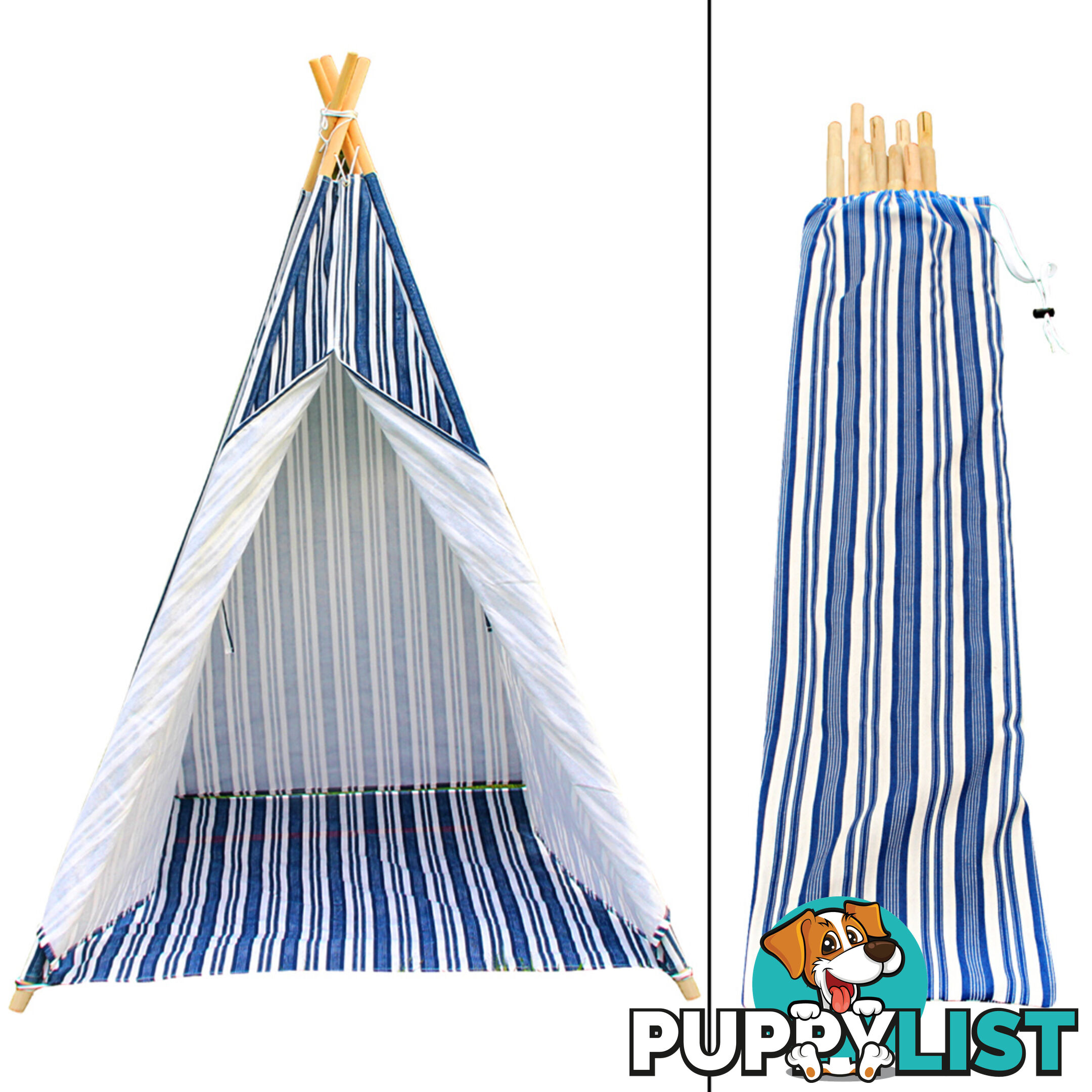 Children Play Tent Kids Home Canvas Teepee Pretend Playhouse Outdoor Indoor Tipi