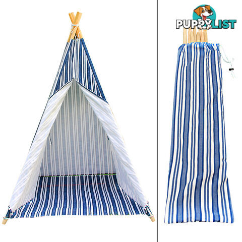 Children Play Tent Kids Home Canvas Teepee Pretend Playhouse Outdoor Indoor Tipi