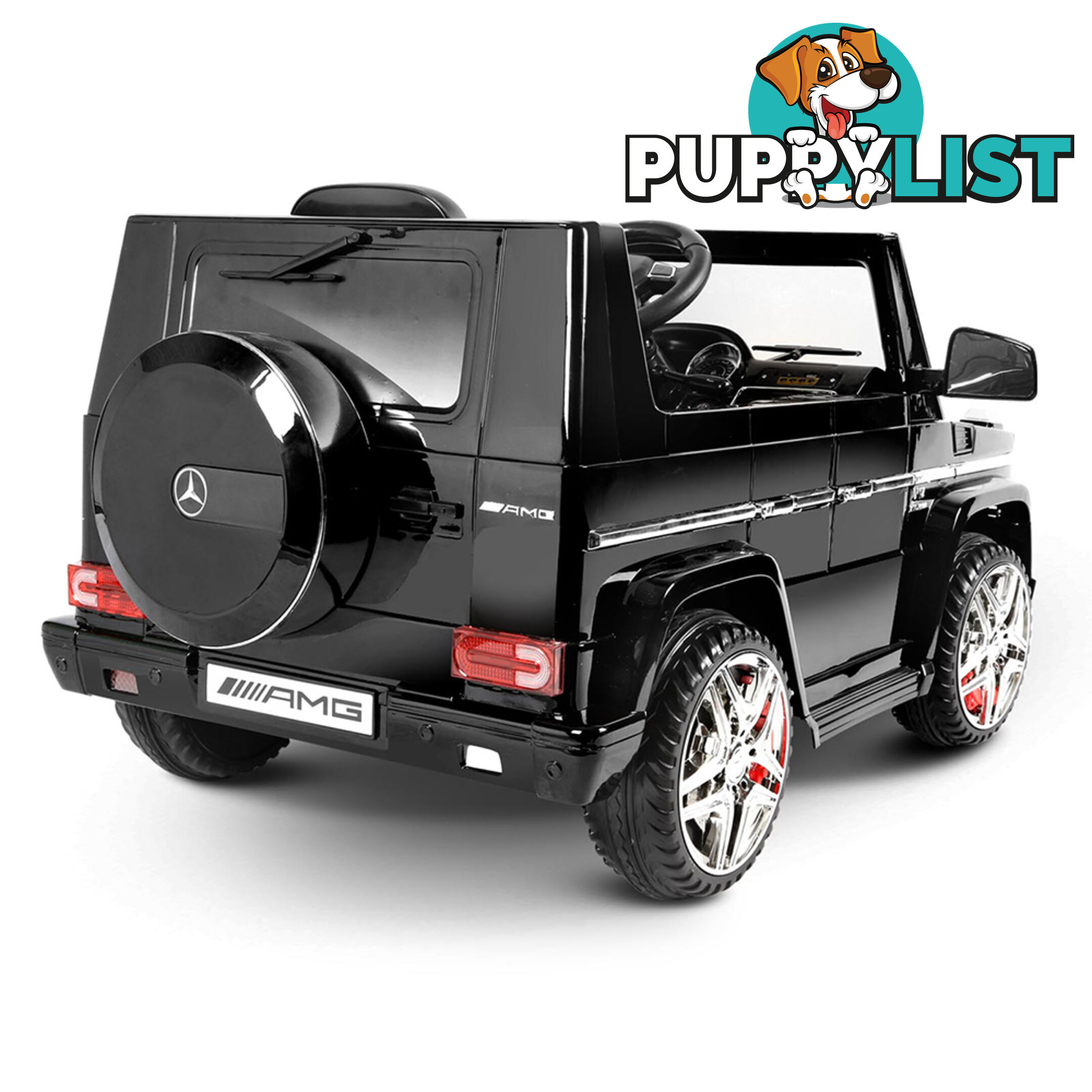 Mercedes G65 AMG Kids Ride On Car Licensed Remote Control Children Toy Car Black