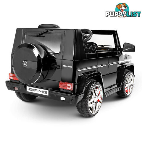 Mercedes G65 AMG Kids Ride On Car Licensed Remote Control Children Toy Car Black