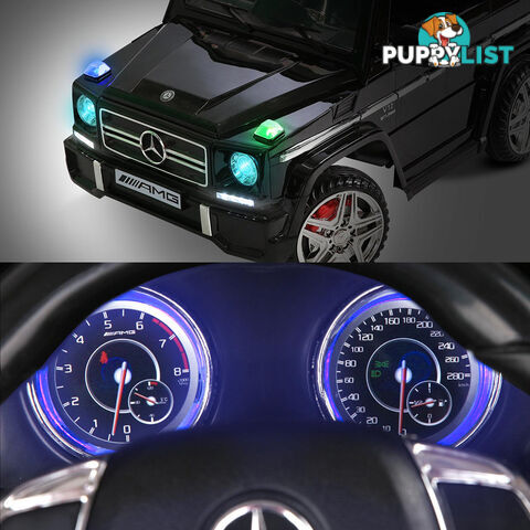 Mercedes G65 AMG Kids Ride On Car Licensed Remote Control Children Toy Car Black