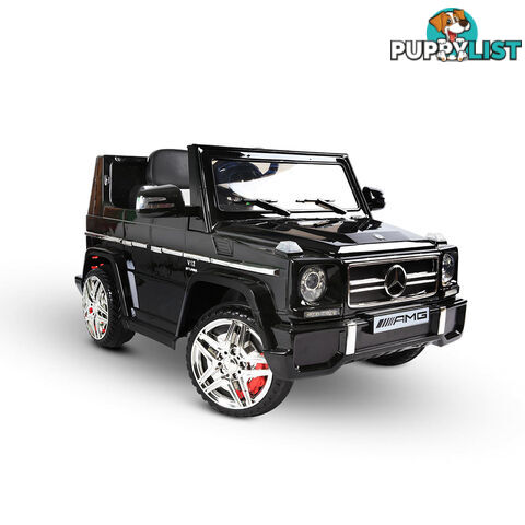 Mercedes G65 AMG Kids Ride On Car Licensed Remote Control Children Toy Car Black