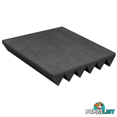 Set of 20 Studio Wedge Acoustic Foam Charcoal 30 x 30cm