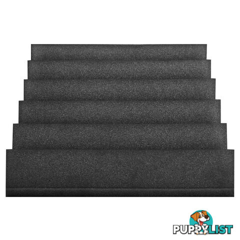 Set of 20 Studio Wedge Acoustic Foam Charcoal 30 x 30cm