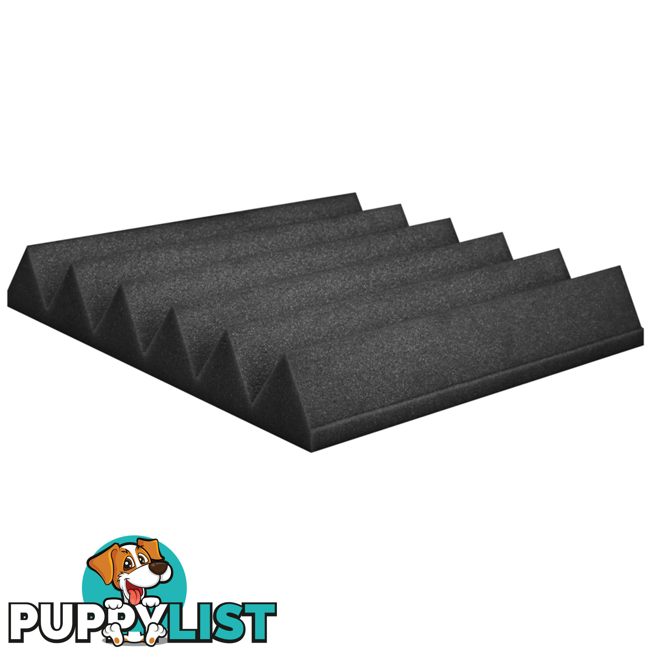 Set of 20 Studio Wedge Acoustic Foam Charcoal 30 x 30cm