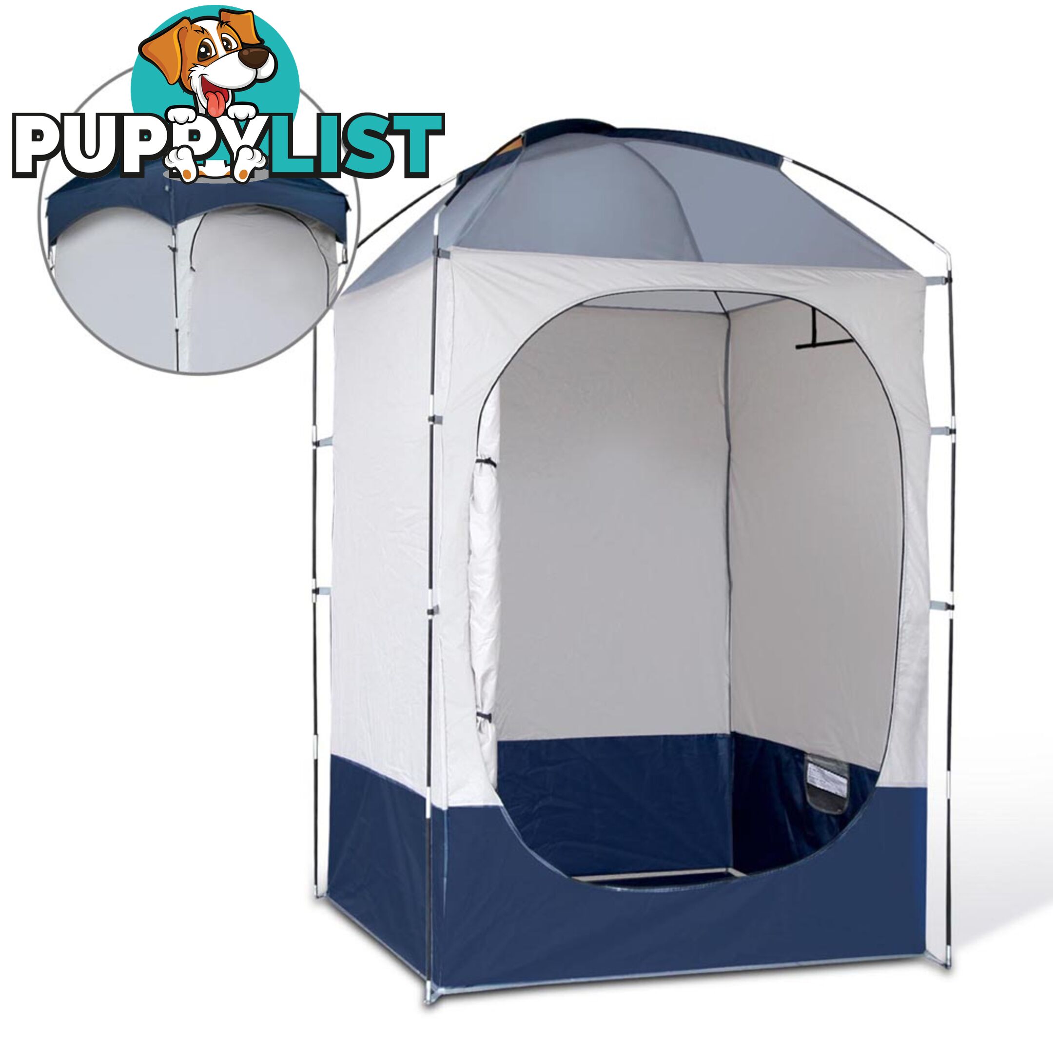 Single Camping Shower Toilet Tent Portable Outdoor Ensuite Change Room Shelter