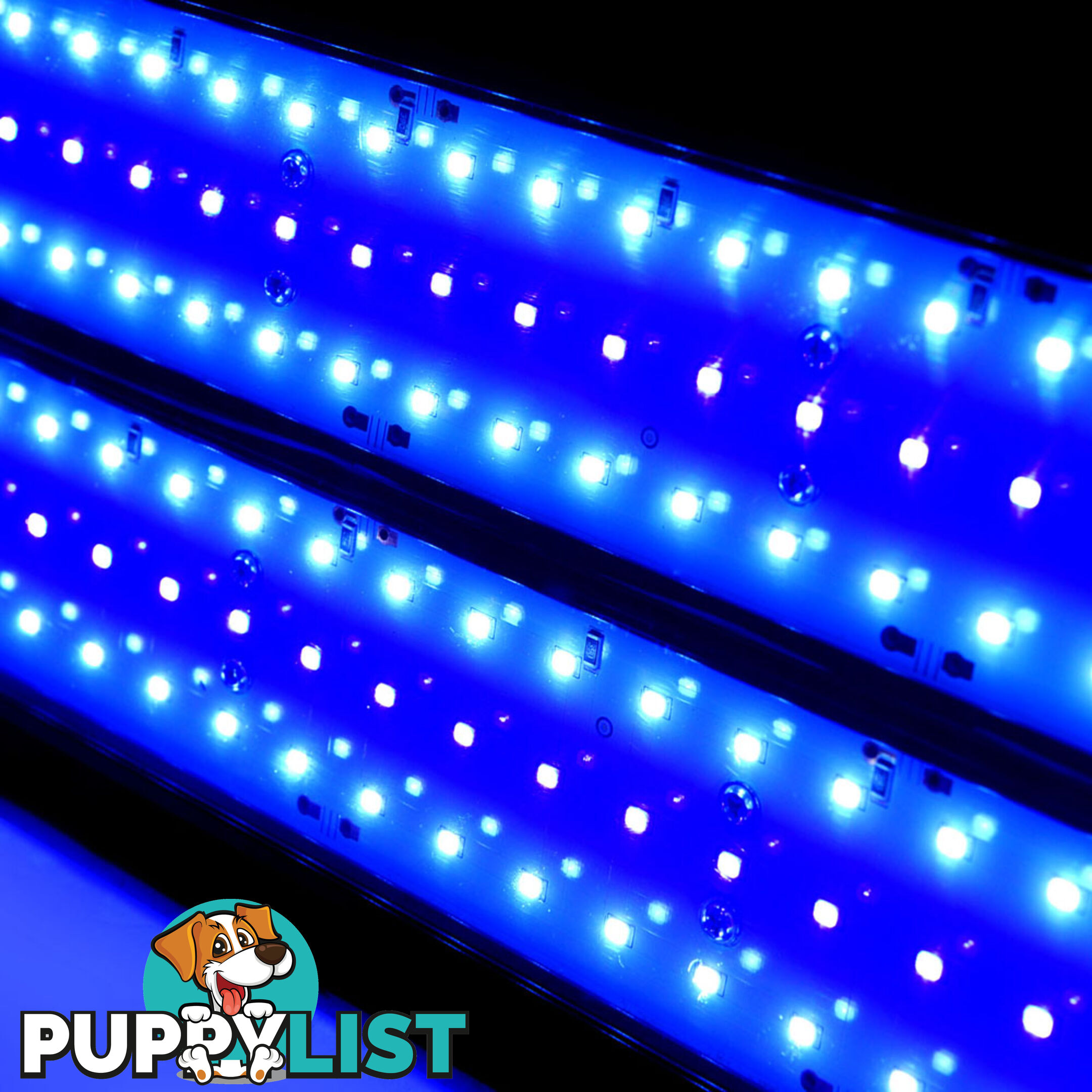 Blue White Fish Aquarium Tank LED Light 24W Tube Aqua Tank Marine Sea Reef 120cm