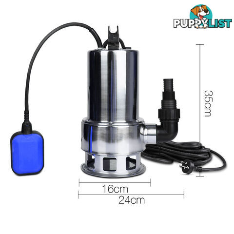 1500W Submersible Water Pump Universal Fitting