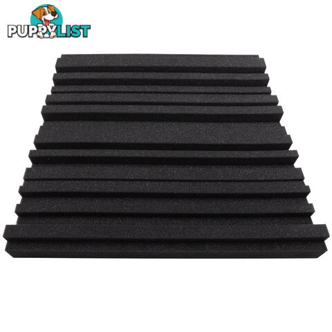 20 x Soundproof Foam Acoustic Foam Panel Sound Absorption Proofing Wedge 50x50cm