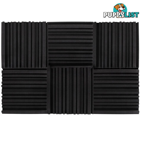 20 x Soundproof Foam Acoustic Foam Panel Sound Absorption Proofing Wedge 50x50cm