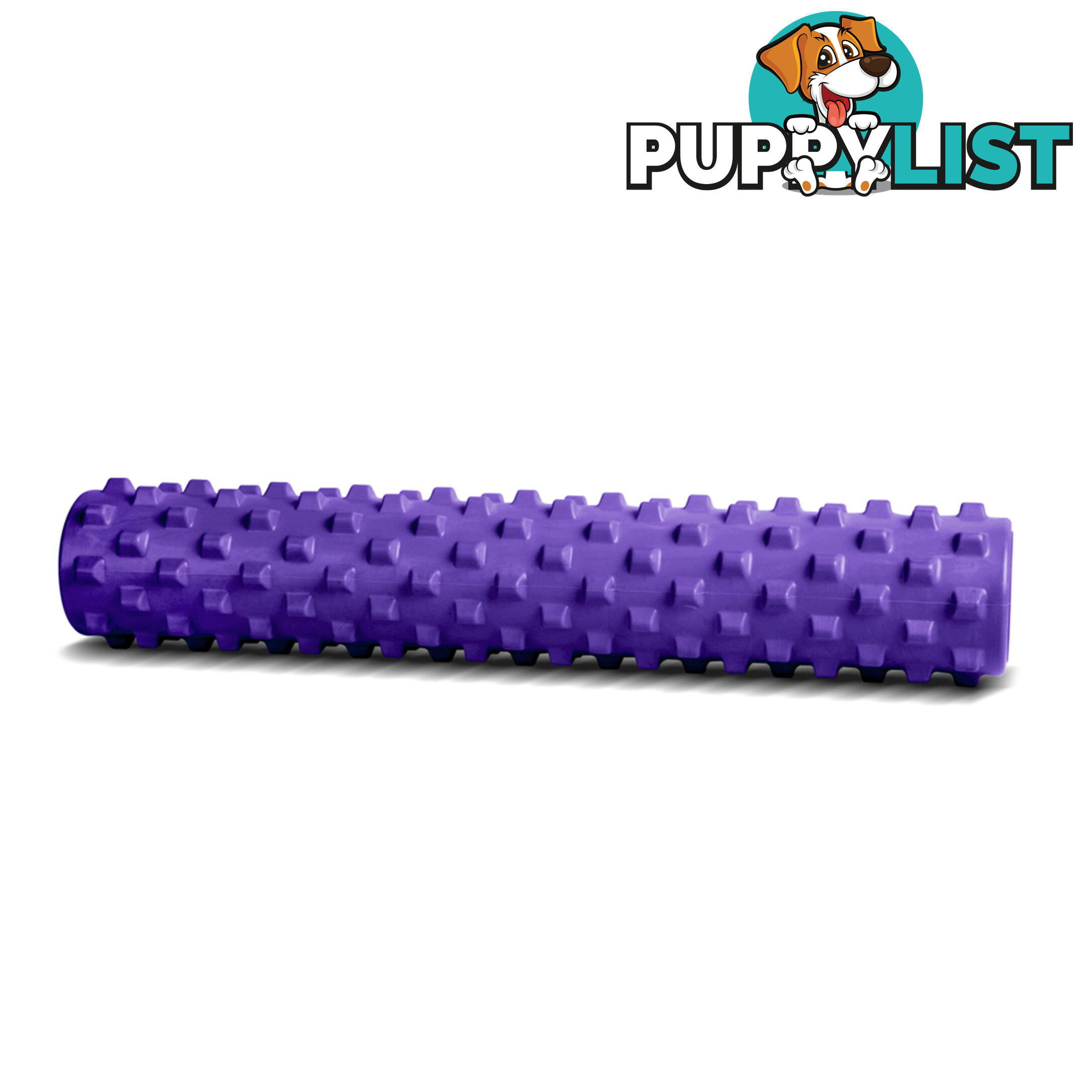 Yoga Gym Pilates EVA Stick Foam Roller Purple 79 x 13cm