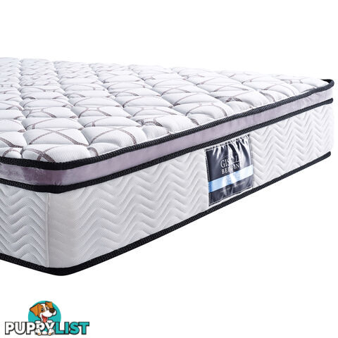 Cool Gel Memory Foam Mattress Euro Top Pocket Spring Air Mesh Bed Queen