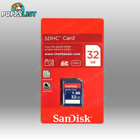 SANDISK SDHC SDB 32GB CLASS 4