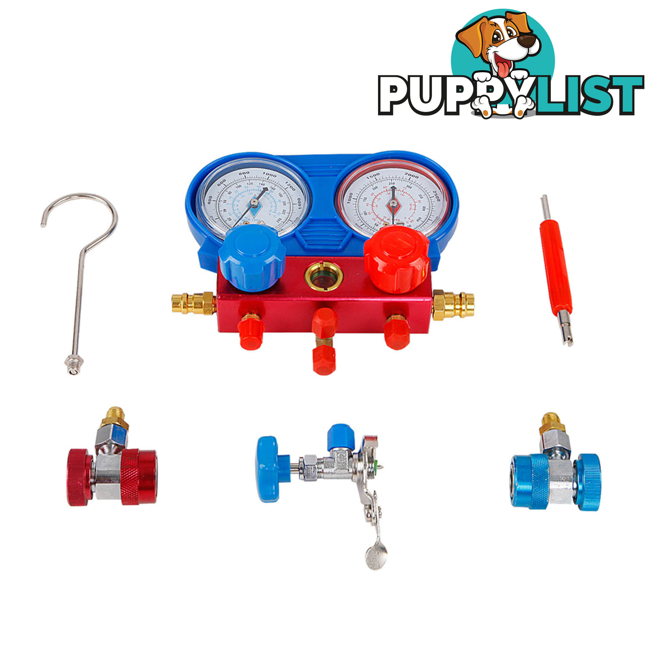 Giantz Air Conditioning Manifold Gauge Kit