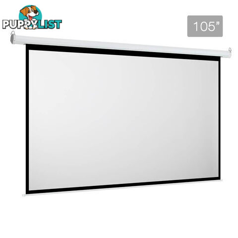 105&#34; Electric Projector Screen 3D HD Home Theatre Motorised Wireless Remote