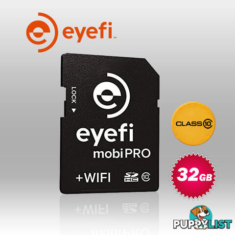 EYE FI  32GB mobi +wifi pro SDHC class 10 Card (MOBIPRO-32)