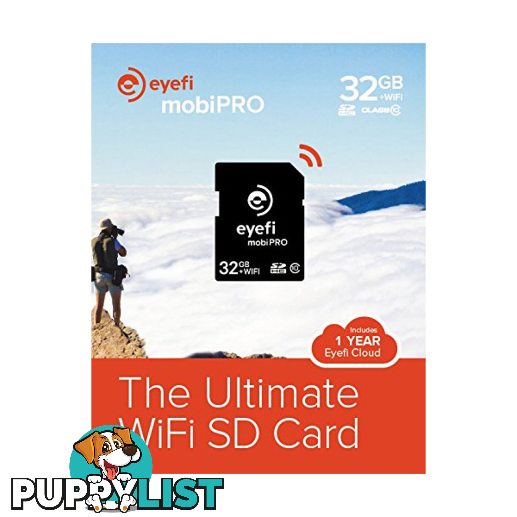 EYE FI  32GB mobi +wifi pro SDHC class 10 Card (MOBIPRO-32)