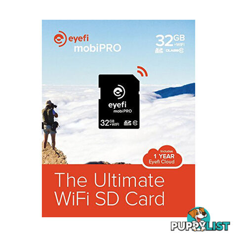 EYE FI  32GB mobi +wifi pro SDHC class 10 Card (MOBIPRO-32)