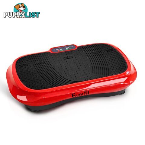 Slim Vibration Plate 1000W Exercise Fitness Massage Weight Loss Power Plate Red