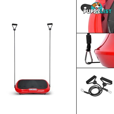 Slim Vibration Plate 1000W Exercise Fitness Massage Weight Loss Power Plate Red