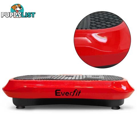 Slim Vibration Plate 1000W Exercise Fitness Massage Weight Loss Power Plate Red