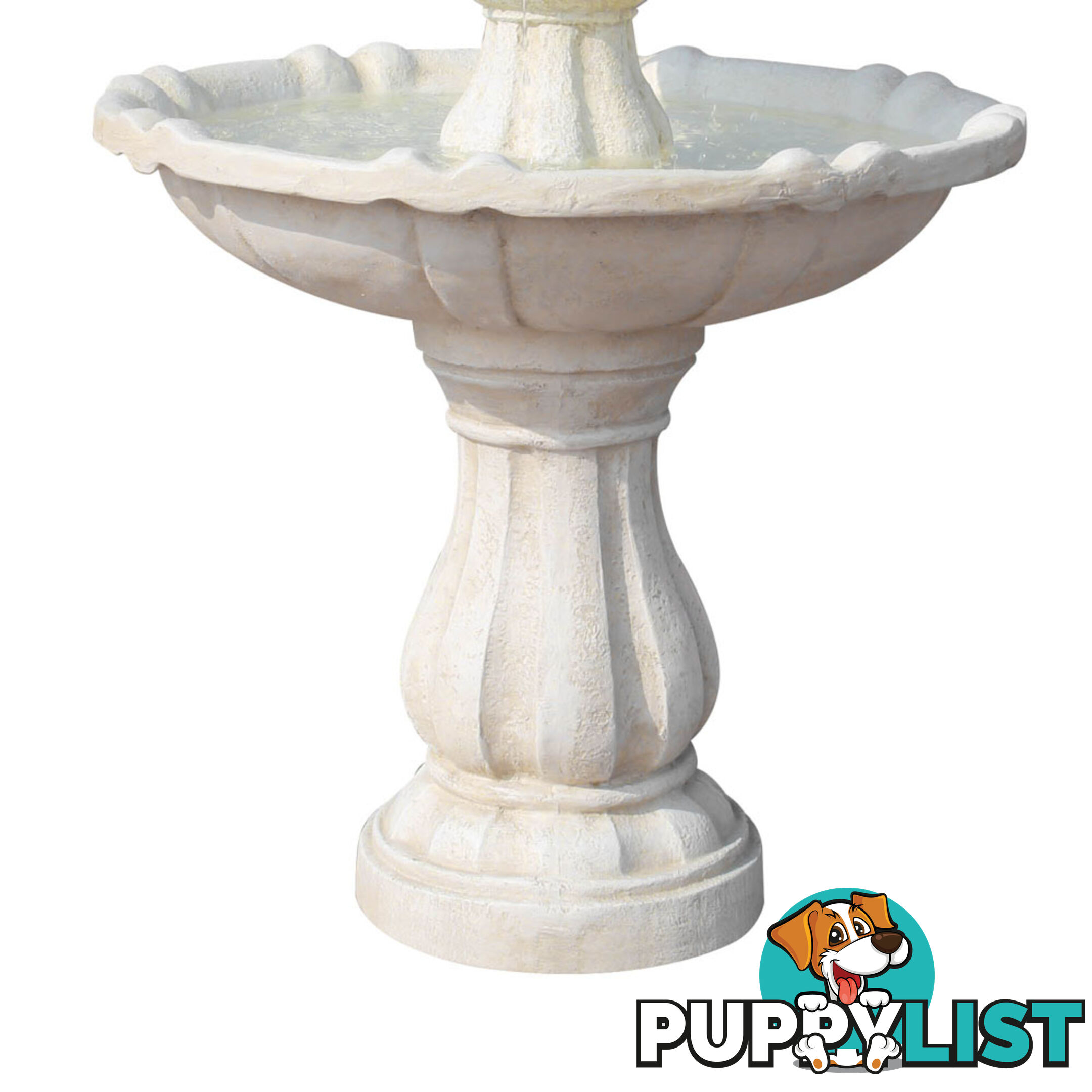 Solar Power Three-Tier Garden Water Fountain Solar Pump Weather Antique Finish