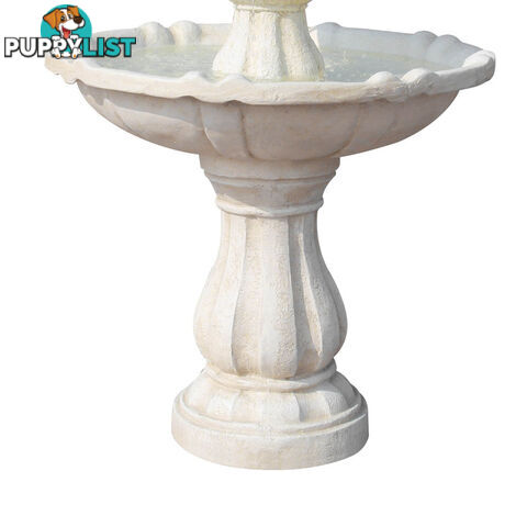 Solar Power Three-Tier Garden Water Fountain Solar Pump Weather Antique Finish